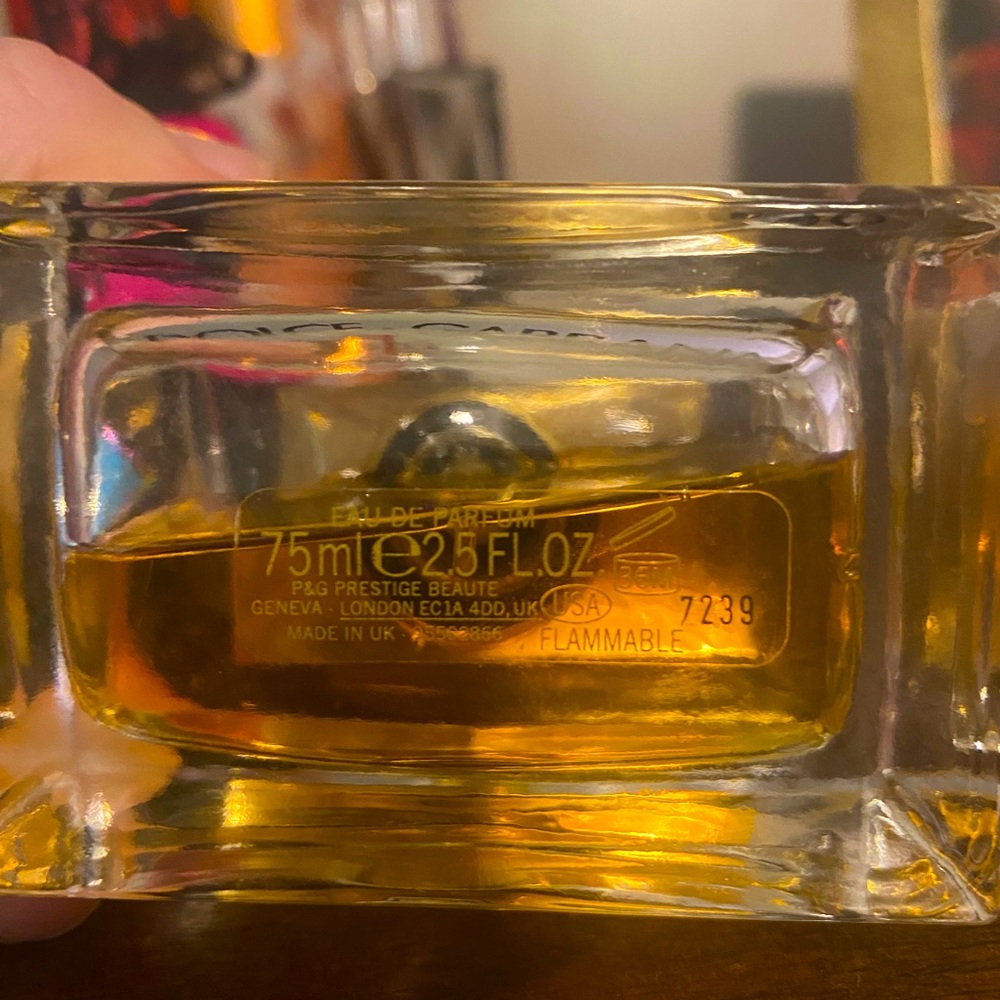 Dolce and Gabbana the one perfume